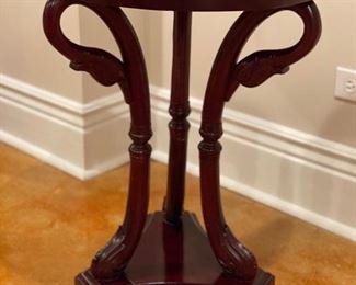 Swan Side Table, 28"H 21"W. Photo 3 of 3