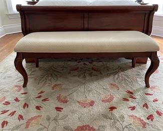 Legacy Upholstered Bench, 52"W 19"D 20"H. 