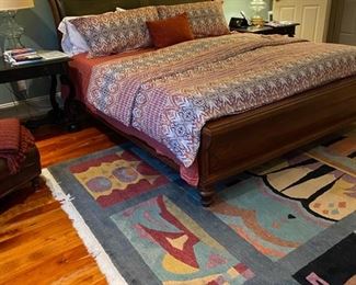 King Sleigh Bed  - client purchased at Boyles Furniture.  Nice piece!