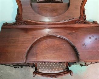 Now $65!!!, Antique Vanity and chair