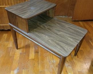 NOW $12, Mid Century modern two tier end table