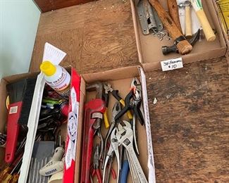 Assortment of garage items