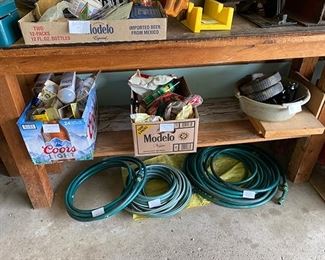 Assorted garage items