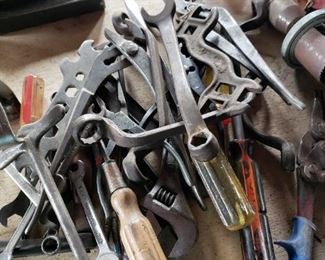 Variety of auto/machine wrenches