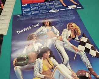 1980s Car part posters & calendars