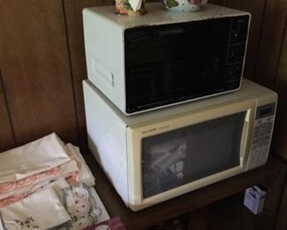Microwave, toaster oven