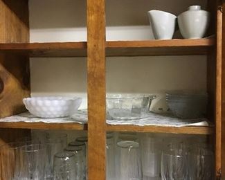 Glasses, bowls