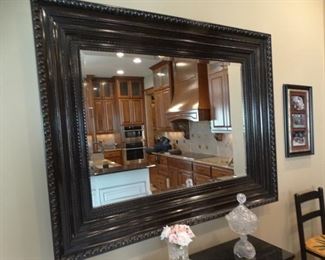 Wood Framed Accent Mirror