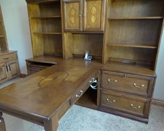Executive Desk and Bookcases