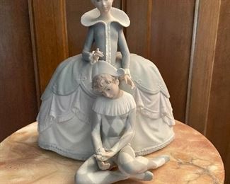 Lladro “The Lady and the Harlequin”