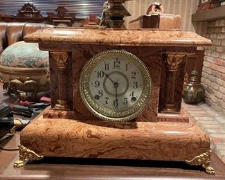 Seth Thomas Faux Stone Clock