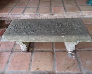 Concrete Outdoor Bench 
