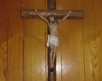 Hand carved Wooden Cross