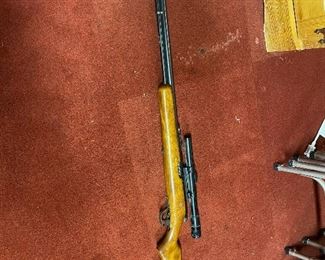 Western Field Model SD59A - 22 Caliber Long Rifle with scope.