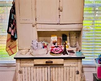 Antique Hoosier Hutch