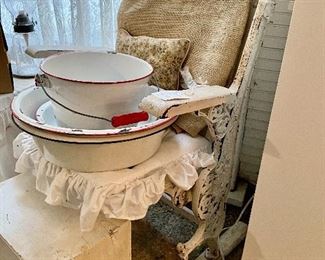 Antique Cast Iron Chair