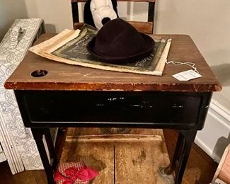 Antique School Desk
