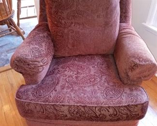 Paisley accent chair