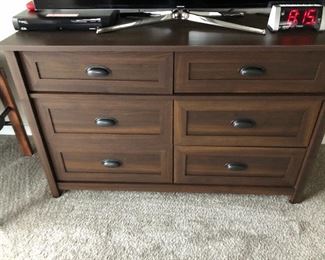 6-drawer dresser. 52” wide x 19” deep x 32.5” tall $100