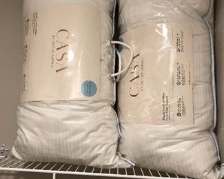 New king pillows $15 ea. 