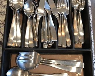 Flatware set for 10+. $22