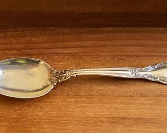 $20  -“Joan of Arc “ Sterling silver spoon.  6"L 