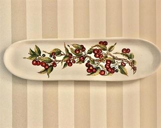  $95 -  Cherry serving platter or wall decor 32.25" L, 8.75" W. 