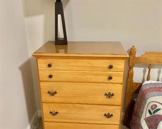 $140 - Vintage chest of drawers - 40" H, 30" W, 17" D. 