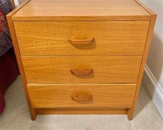 $175 - Ervi-Mobler A/S small chest, made in Denmark.  21" H, 20" W, 16" D. 