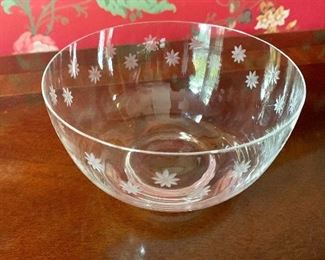$95 - Tiffany bowl.  3.5" H, 6" diam. 
