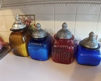 Colorful canisters
