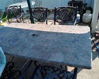Outdoor table (rectangular - alternate view)