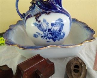 Doulton Burslem large picture and wash basin. English in perfect condition.