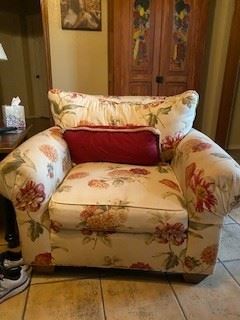 floral chair