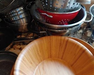 cookware and serving pieces