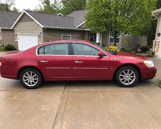 2007 Buick Lucerne CXL 34,168 miles. Excellent condition, loaded,heated seats,heated steering wheel. Very smooth ride. Asking $8500.. bid box at cashiers table. There is a reserve on car .. for purchase of car will need cashiers check or money order made out to Over the River Estate sales.... highest bidder will be called by 10am Sat May 15