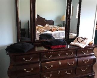 Triple dresser and mirrors by CENTURY 