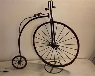 Decorative items like this old-fashioned bicycle