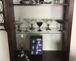 Pewter and Glassware