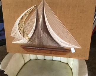 String Art Sailboat