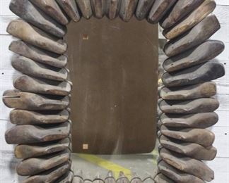 Antique Upcycled Shoe Mold Mirror