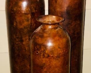 Trio - Metal Floor Vases