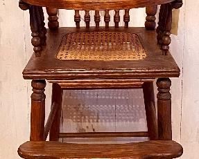 Antique Oak Highchair