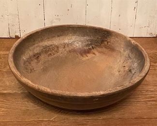 Antique Wooden Bowl
