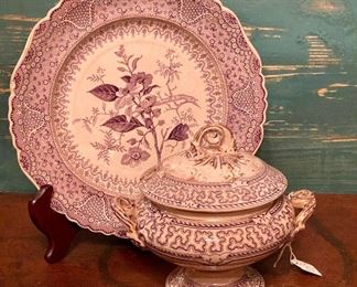 Purple Transfer Ware