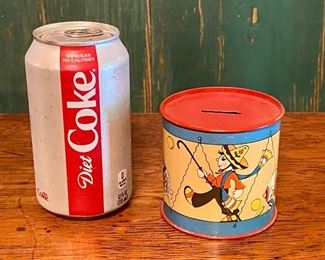 Vintage Tin Toy Bank