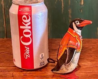 J Chein Tin Toy Penguin 