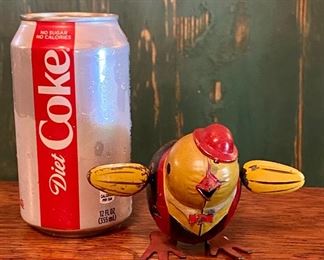 Vintage Occupied Japan Tin Toy Chick 