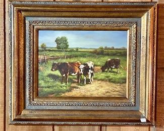 Original Oil on Canvas - signed W. Coter