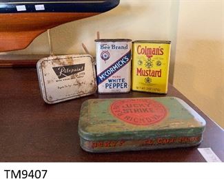 https://www.ebay.com/itm/114794769658	TM9407 Lucky Strike Cigarette Tin Plus Ritepoint, Bee Brand and Colman's Mustard		Auction
